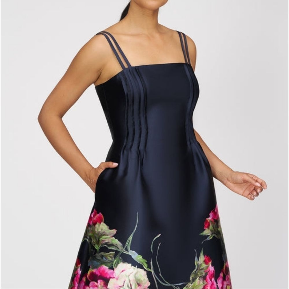Kay Unger Margot Tea Length Dress - Picture 3 of 16